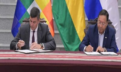 Firma de acuerdos entre Bolivia y Paraguay