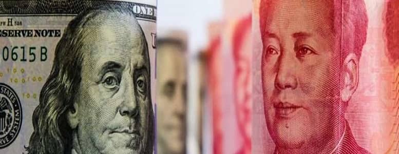 Dólar americano y Yuan