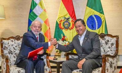 Presidentes de Bolivia y Brasil