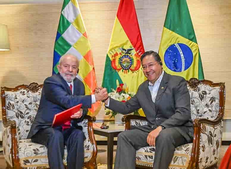 Presidentes de Bolivia y Brasil