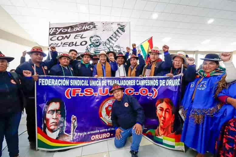 Presidente Arce en Oruro