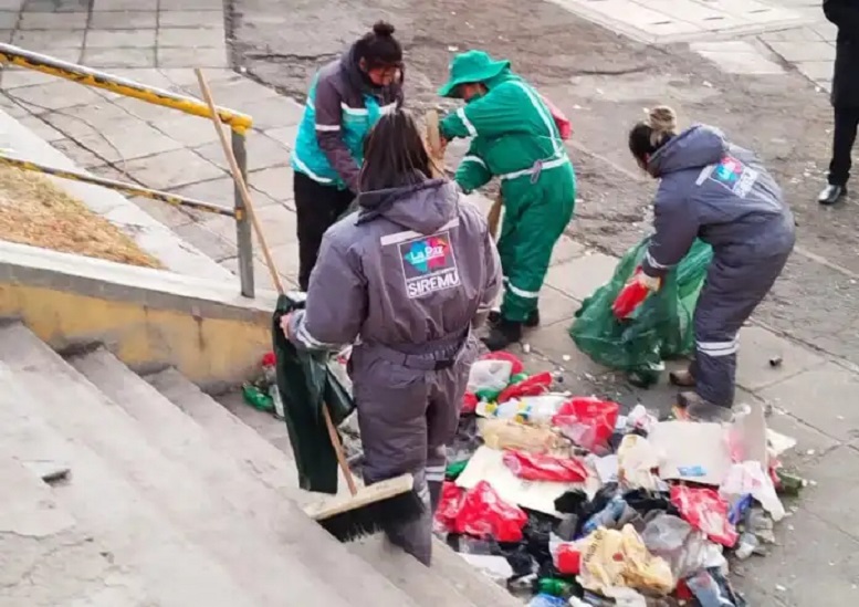 Basura de la verbena