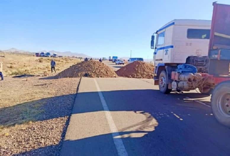 Bloqueo en Caracollo