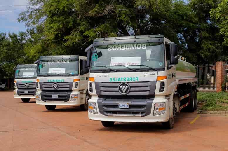 Cisternas para los incendios forestales