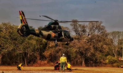 Helicóptero para incendios