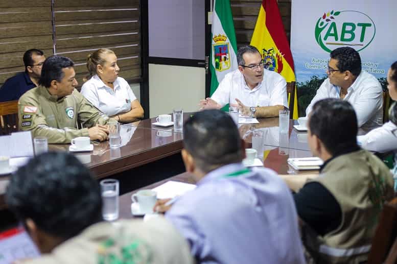 autoridades contra los incendios